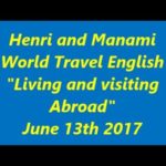 20170613 ワールドトラベルイングリッシュ（世界旅行英会話）海外旅行と海外在住の違い