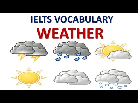 Vocabulary you MUST have for IELTS test band 8 | Topic weather