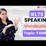 IELTS Speaking Test 2024 Vocabulary | BAND 9 | Topic : FAMILY #SHORTS