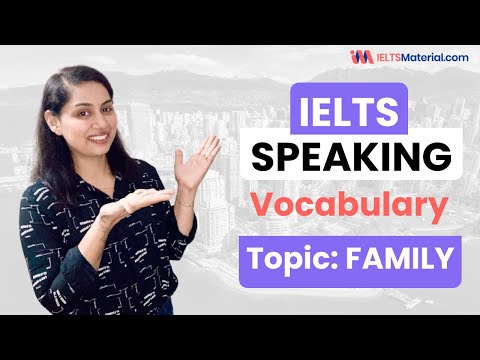 IELTS Speaking Test 2024 Vocabulary | BAND 9 | Topic : FAMILY #SHORTS