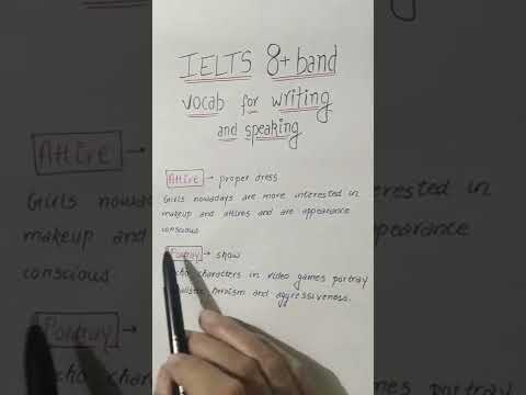 ielts speaking + writing vocabulary for 8+ band score #shorts #ielts