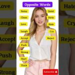 EXPAND Your English Vocabulary with Opposite Words   Grow Your Vocabulary With Antonyms #english