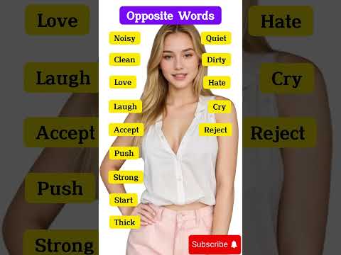 EXPAND Your English Vocabulary with Opposite Words   Grow Your Vocabulary With Antonyms #english