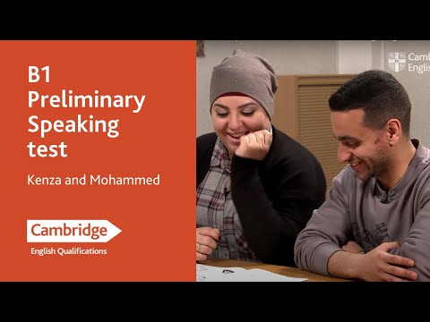 B1 Preliminary Speaking test – Kenza and Mohammed | Cambridge English