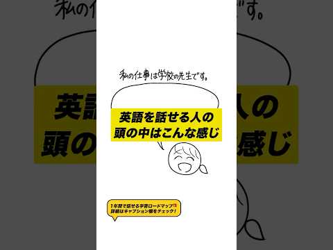 「英語が話せる人の頭の中」こんな感じ! #英語 #masaenglish #英語学習 #英会話海外留学 #英会話 #勉強 #ネイティブ