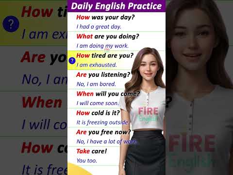 🔥✅100 English Conversation Practice for Beginners to advanced level / how to greet in English