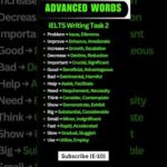 ✨ IELTS Writing Task 2 Vocabulary Upgrade | Basic vs Advanced Words #ieltspreparation #vocabulary