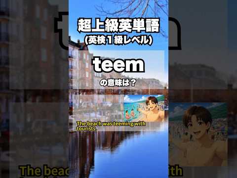 英検1級【爆速英単語】超上級レベル #531